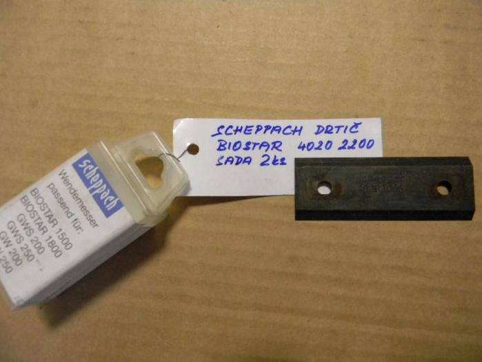 Scheppach nůž (sada 2ks) k drtiči Biostar 2000