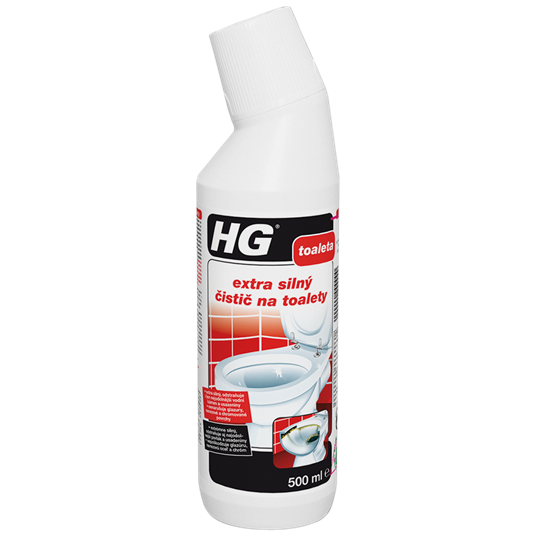 HG extra silný čistič na toalety 500 ml