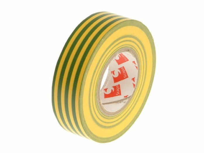 AVON Páska izolační z PVC 19mm zelená/žlutá
