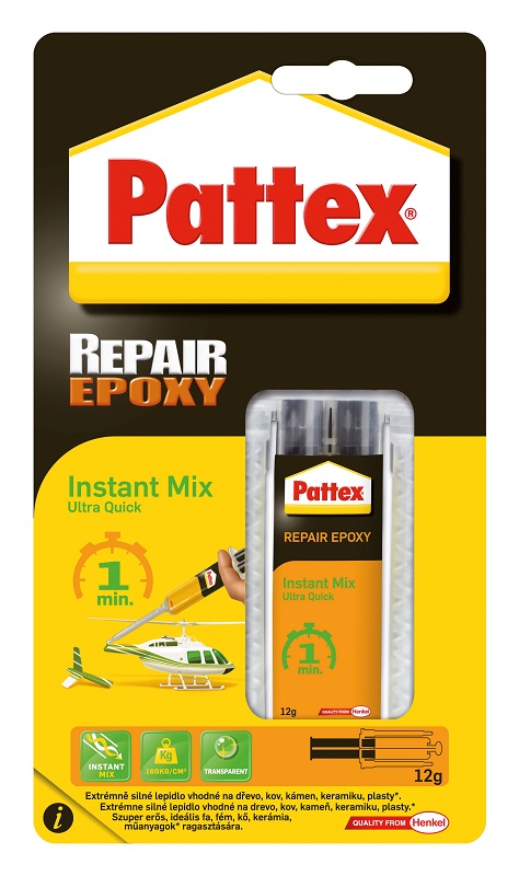 PATTEX – 411 – REPAIR EPOXY ULTRA QUICK 1 MIN. 11ML