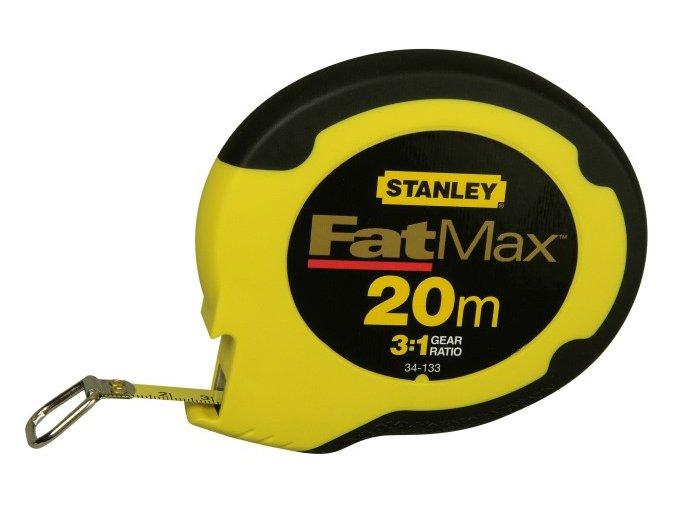 STANLEY 0-34-133 Pásmo uzavřené s ocelovou páskou 20m FatMax