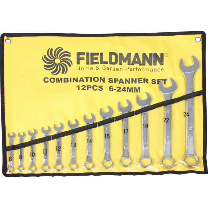 Fieldmann FDN 1010 sada stranových klíčů s očkem 12 ks
