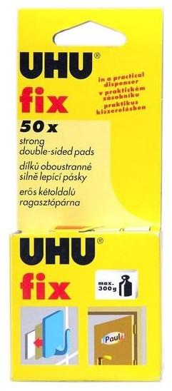 UHU fix / 50ks blistr, oboustranná silně lepící páska