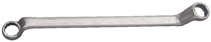 KENNEDY Klíč očkoplochý oboustranný DIN838 6x7mm vyhnutý