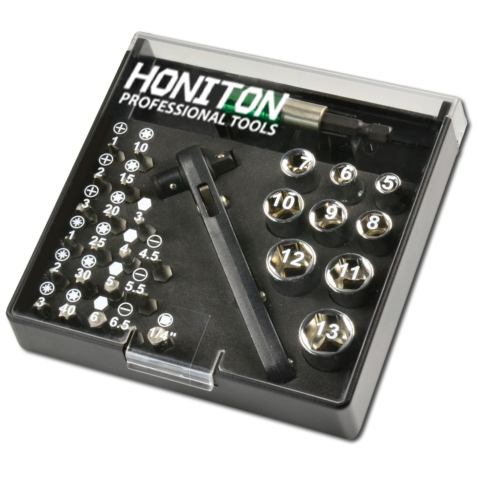 Honiton HW96-2731 sada hlavic 1/4" 31 dílů