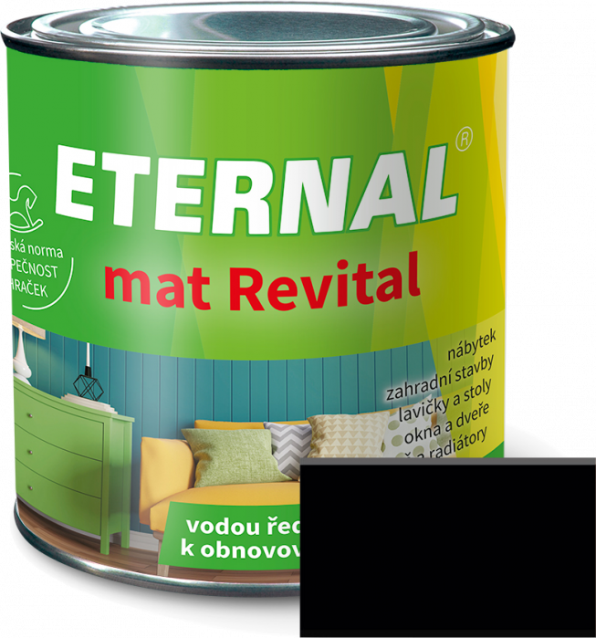 AUSTIS ETERNAL mat Revital 0,1 kg černá RAL 9005