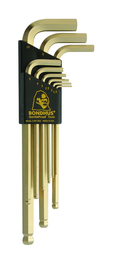 Bondhus Sada L.-klíčů/metric BLX 9MG GoldGuard