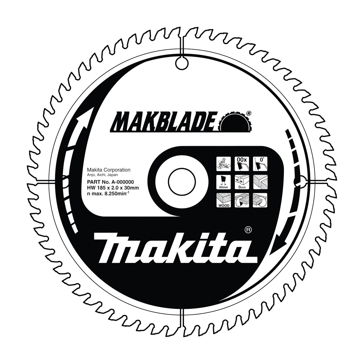 Makita B-09101 pilový kotouč 250x30 100 Z