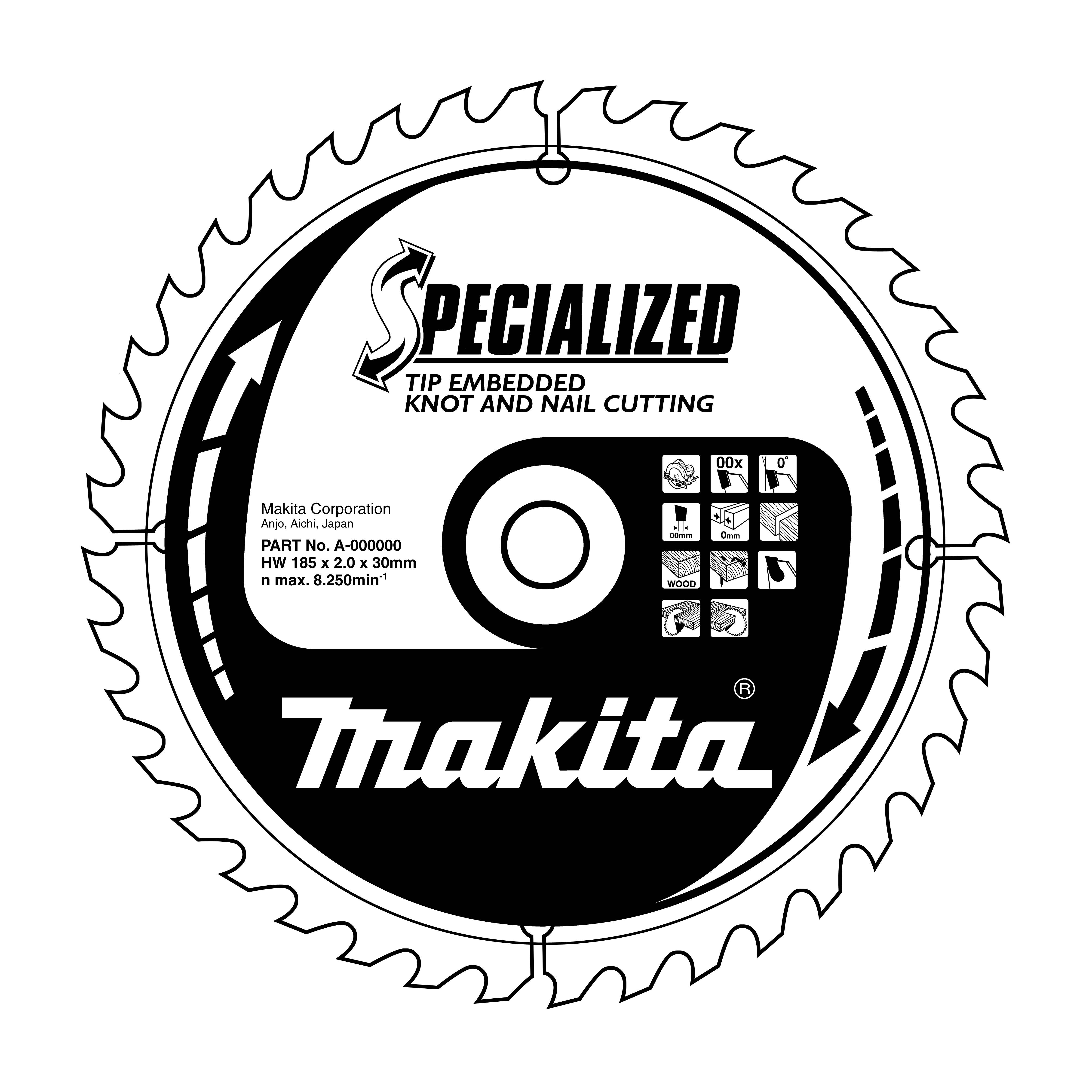 Makita B-09400 pilový kotouč 185x15.88 24 Z