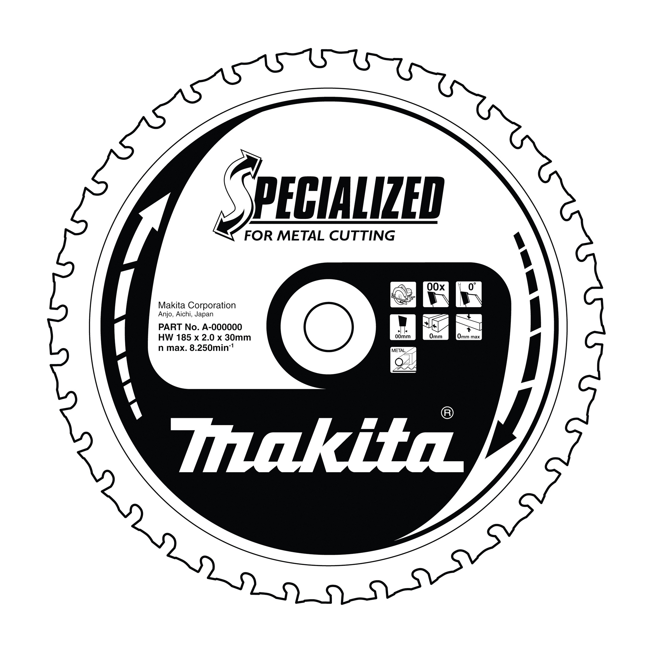 Makita B-07870 pilový kotouč nerez 185mm=new B-31669