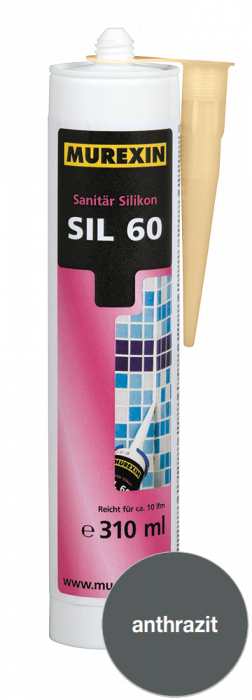 Murexin Silikon sanitární SIL 60 anthrazit 310 ml