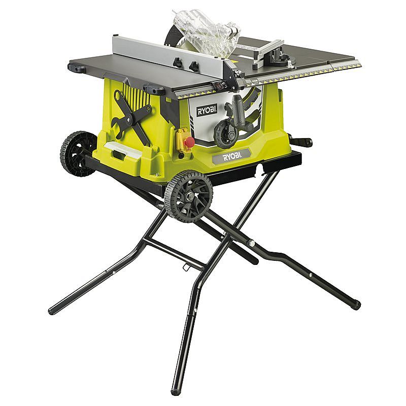 Ryobi RTS1800EF-G Elektrická stolní pila stojan s kolečky,1800W, 254mm