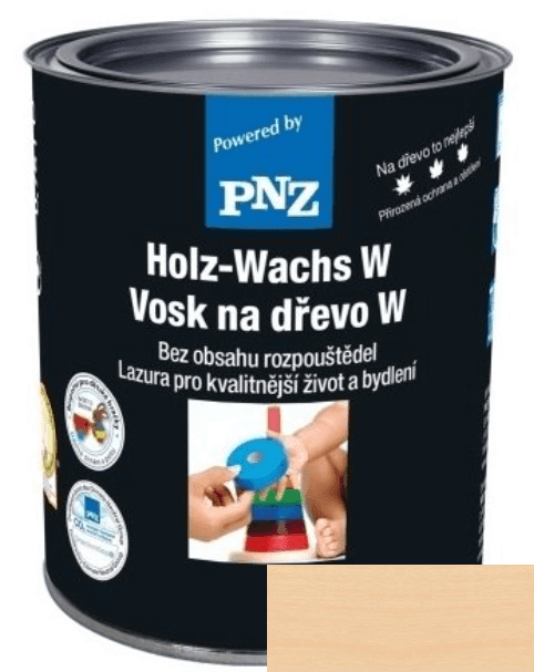 PNZ Vosk na dřevo W farblos / bezbarvý 0,75 l