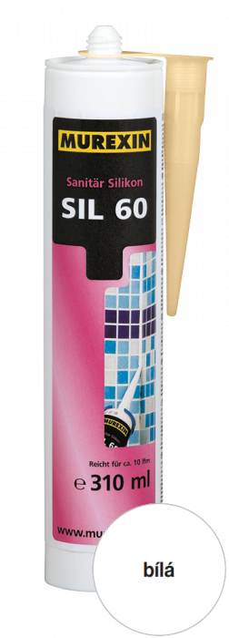 Murexin Silikon sanitární SIL 60 bílá 310 ml