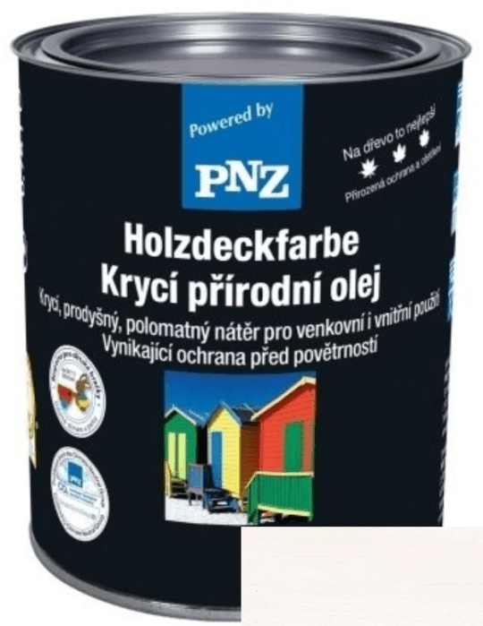 PNZ Krycí přírodní olej weiß / bílá 0,25 l