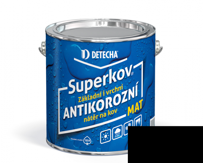 Detecha SUPERKOV 2,5kg černý mat