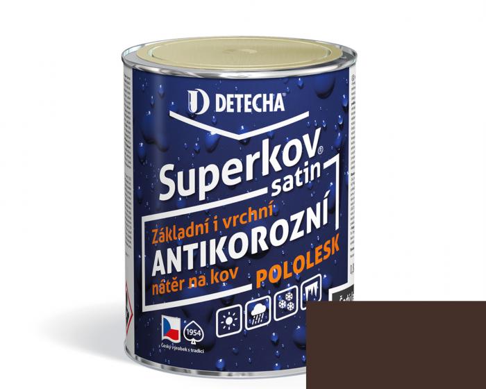 Detecha SUPERKOV SATIN 0,8kg hnědý (čokoláda) RAL 8017