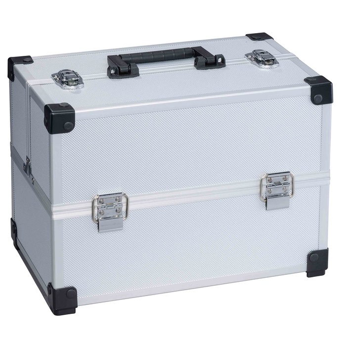 Allit 425300 Hliníkový kufr na nářadí AluPlus Tool> L <36C, stříbrný