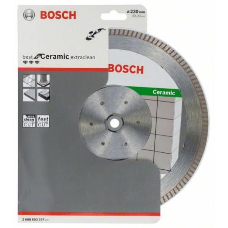 Bosch 2608603597 diamantový kotouč Best for Ceramic Extra-Clean Turbo 230 x 22,23 x 1,8 mm