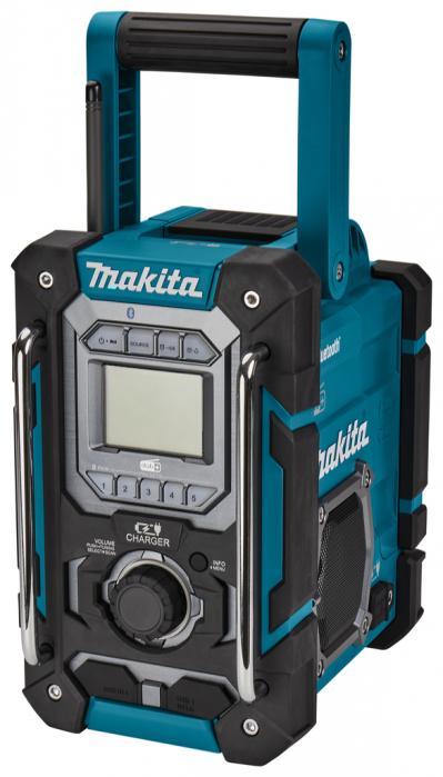 Makita DMR301 Aku rádio s nabíječkou, DAB, Bluetooth, Li-ion CXT 10,8/12V,LXT14,4/18V Z