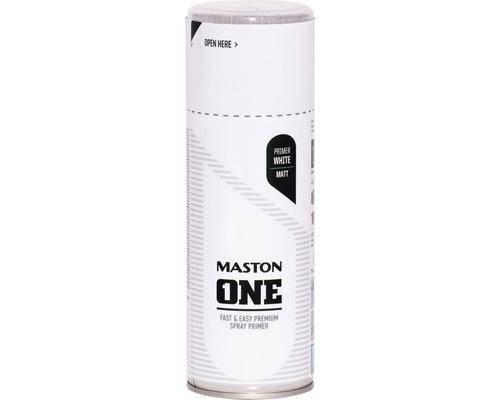 Maston Spraypaint ONE - Primer White 400ml univerzální základ ve spreji pro různé povrchy