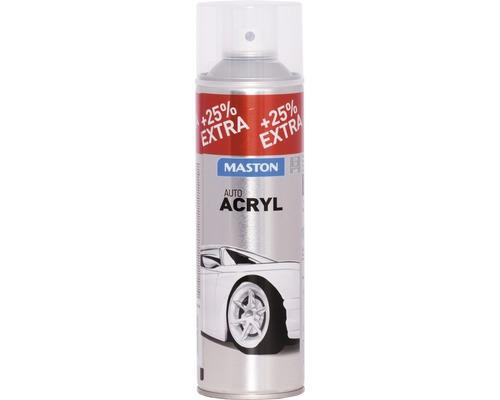 Maston Spraypaint AutoACRYL Black Matt 500 ml univerzální spreje v kvalitě autolaků
