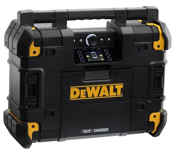 DeWalt DWST1-81078 TSTAK rádio 220V | aku XR 10,8-18V, nabíječka, Bluetooth, 6x reproduktor