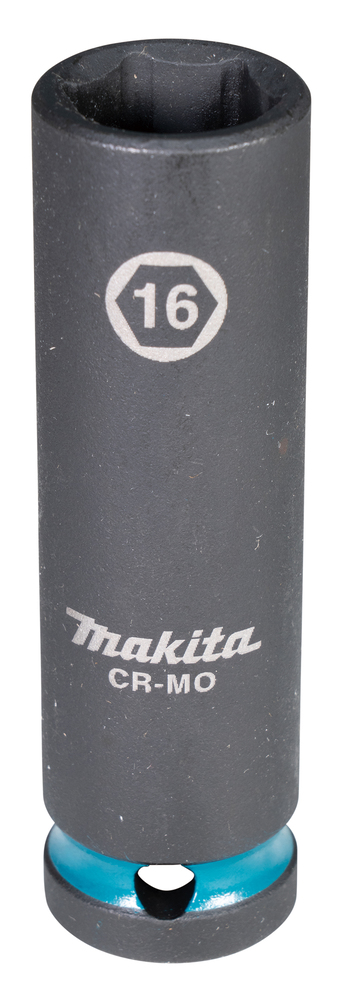 Makita E-16461 nástrčný klíč prodloužený čtyřhran 1/2'' Impact Black 16mm