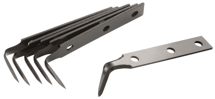 TONA EXPERT E201514 6dílná sada náhradních čepelí pro nůž s rukojetí na vyřezávání čelního skla automobilů