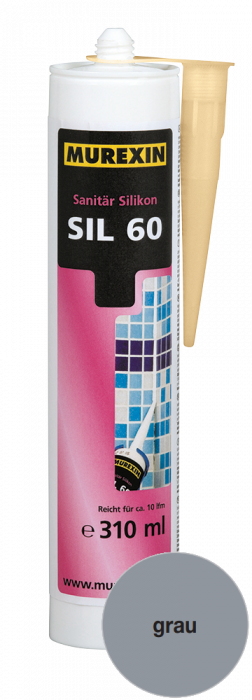 Murexin Silikon sanitární SIL 60 šedá 310 ml