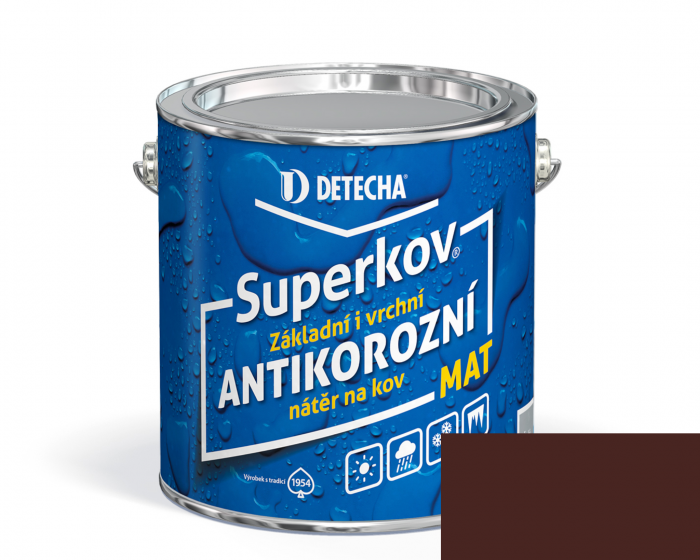 Detecha SUPERKOV 2,5kg hnědý mat