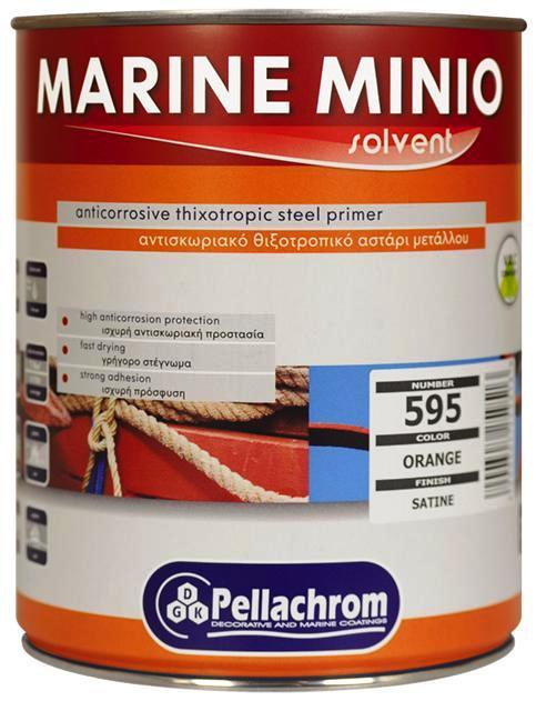 Pellachrom Marine Minio primer 2,5L oranžový - antikorozní tixotropní základ na kovové povrchy