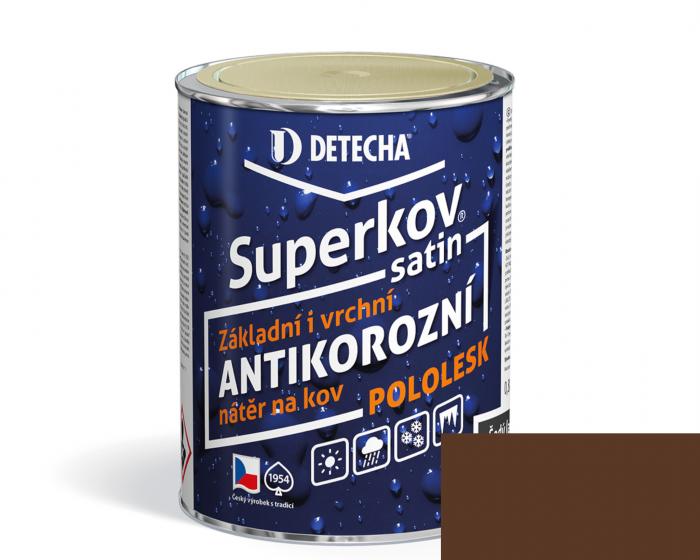 Detecha SUPERKOV SATIN 0,8kg hnědý (ořech) RAL 8011