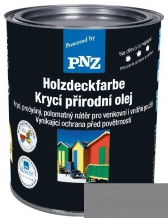 PNZ Krycí přírodní olej verkehrsgrau / dopravní šedá 0,25 l