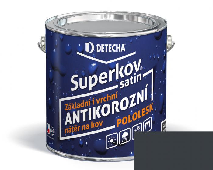Detecha SUPERKOV SATIN 2,5kg šedý (antracit) RAL 7016