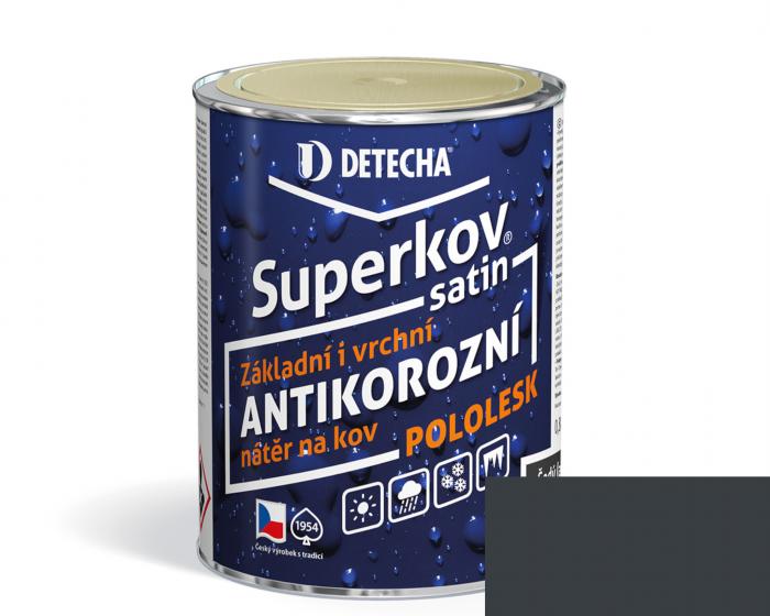 Detecha SUPERKOV SATIN 0,8kg šedý (antracit) RAL 7016