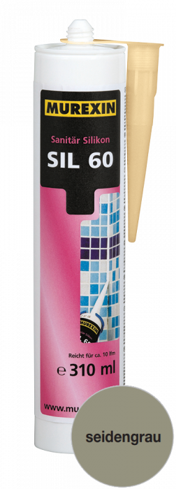 Murexin Silikon sanitární SIL 60 seidengrau 310 ml