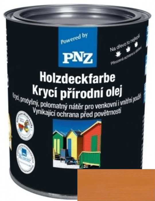 PNZ Krycí přírodní olej fichten-gelb / smrk-žlutá 0,25 l