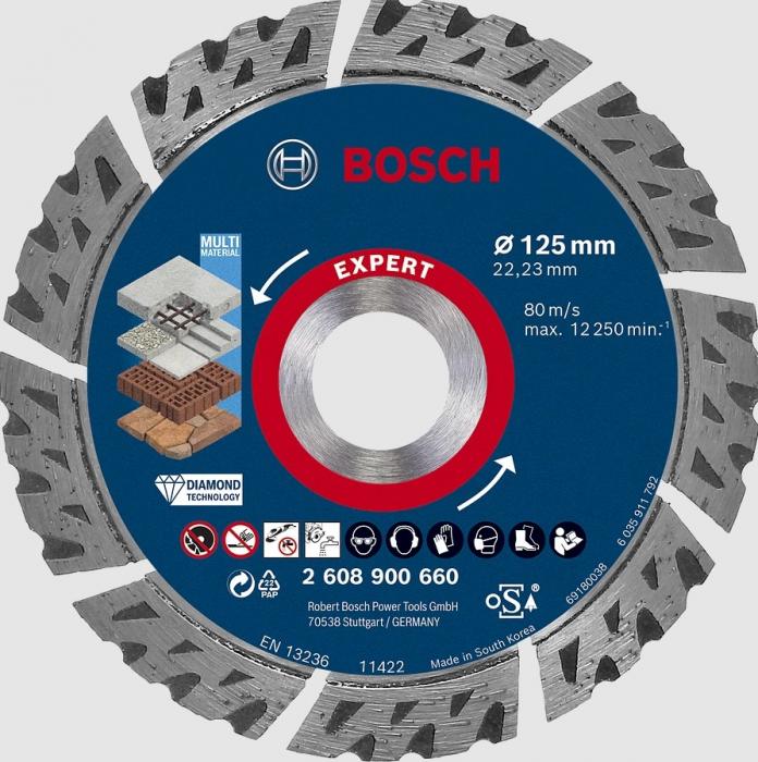 Bosch 2608900660 diamantový řezný kotouč EXPERT MultiMaterial 125mm
