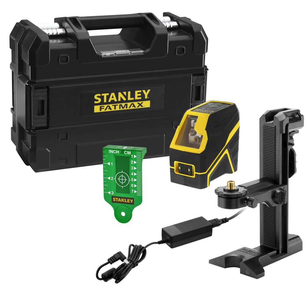 Stanley FMHT77595-1 FatMax® křížový laser, Li-Ion baterie, zelený paprsek