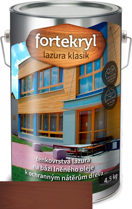 AUSTIS FORTEKRYL lazura KLASIK 4,5 kg teak