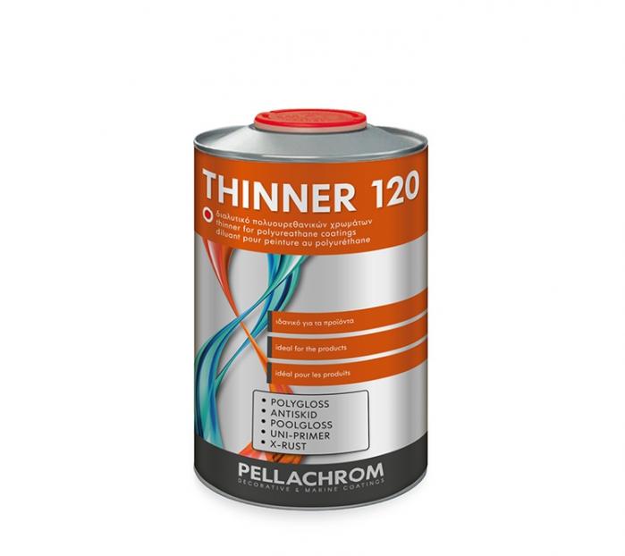 Pellachrom Thinner 120 0,75L ředidlo pro polyuretanové nátěry UNI PRIMER, ANTISKID, POLYGLOSS, POOLGLOSS