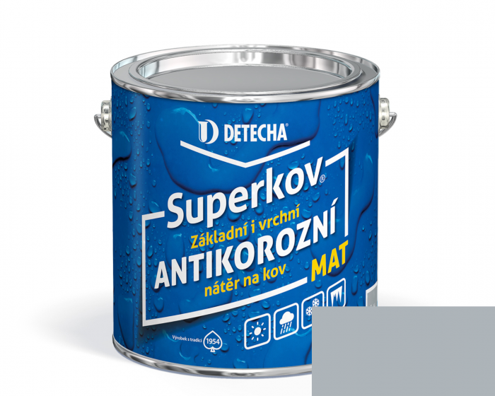 Detecha SUPERKOV 2,5kg šedý mat
