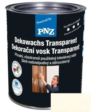 PNZ Dekorační vosk transparent weiß / bílá 0,75 l