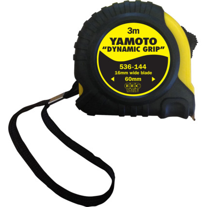 YAMOTO YMT5361440K Metr svinovací Dynamic Grip metrický 3m